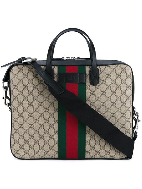 gucci pre owned laptop bag